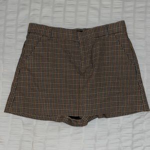 Zara Plaid Skirt/Shorts/Skorts